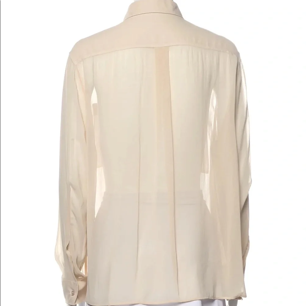 Balenciaga Long-Sleeve Button-up Top - Picture 2 of 3